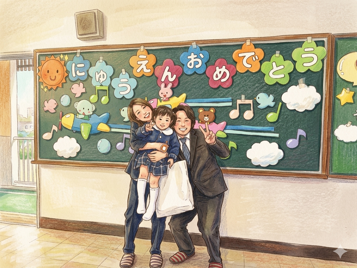 4/7　幼稚園の入園式　